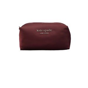 Kate Spade Everything Puffy Merlot Medium Cosmetic Case